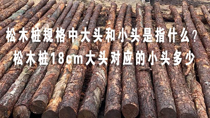 松木樁規(guī)格中大頭和小頭是指什么？松木樁18cm大頭對應的小頭多少