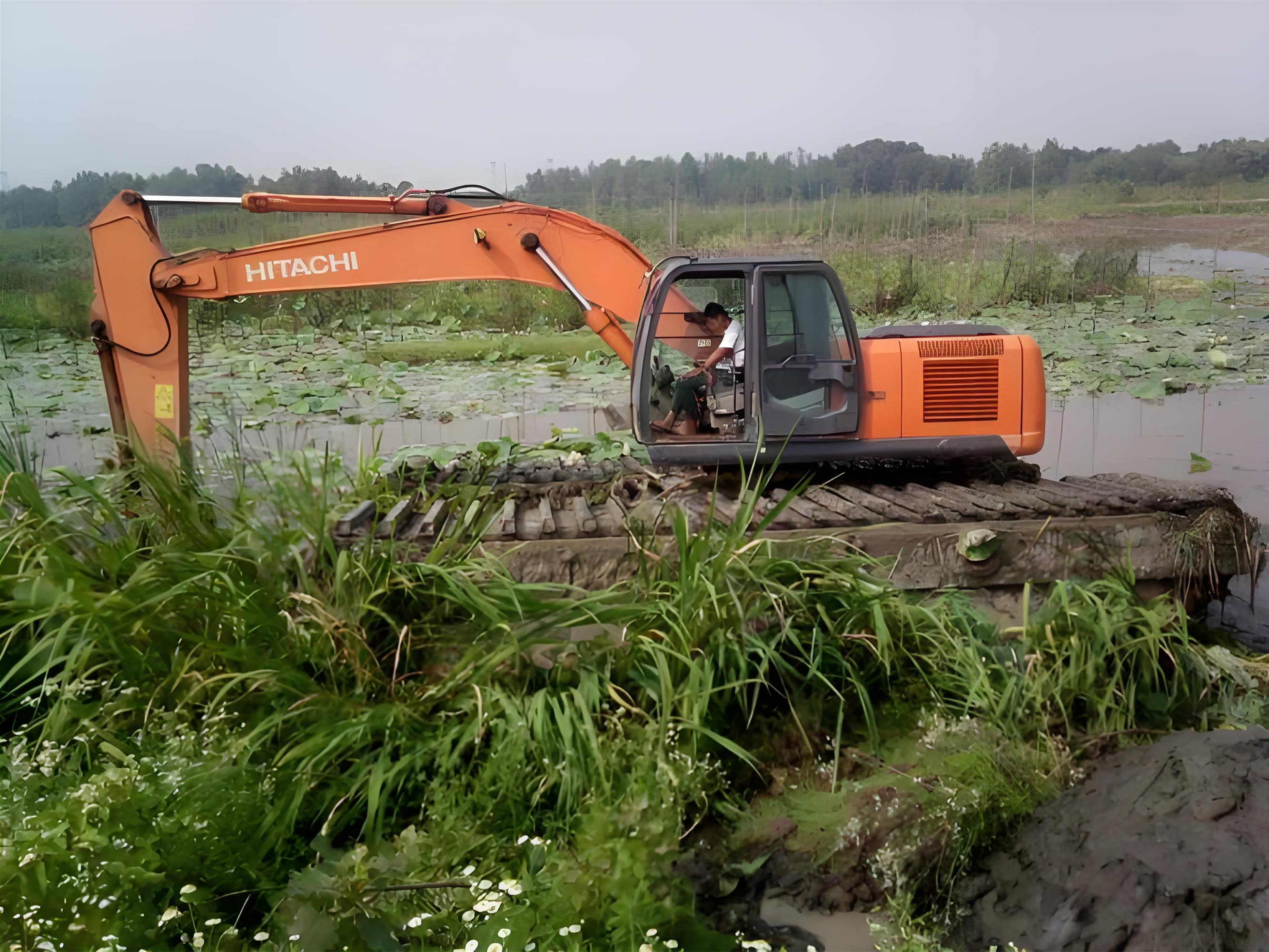 甘肅酒泉水上挖機清淤施工隊 - 挖機清淤的費用怎么計算？