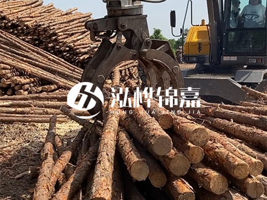 松木樁批發(fā)廠家泓樺錦嘉-松木樁樁尖為什么要削成三棱錐？